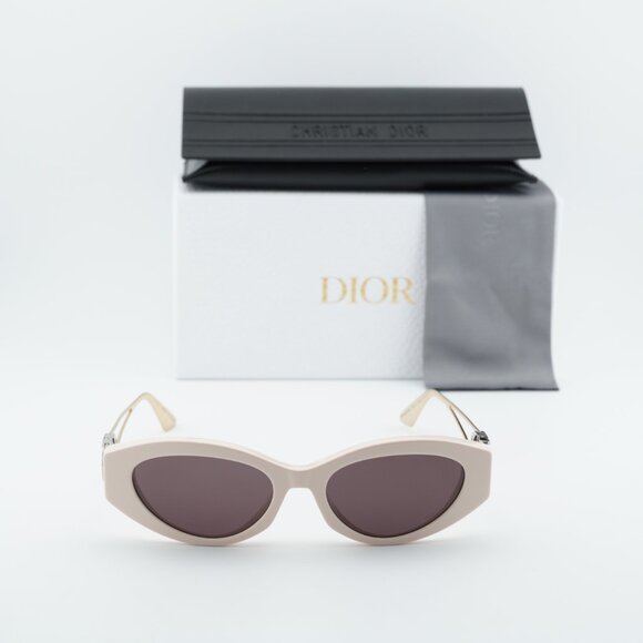 Dior 30MONTAIGNE B6F 43F0 Cat Eye Sunglasses - Pink/Gold/Brown main image 8